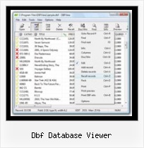 Export Access To Dbase dbf database viewer