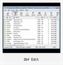 Dbf File Software dbf edit
