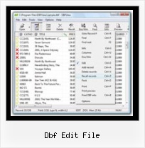 Dbfview Program dbf edit file