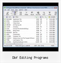 Excel 2007 To Dbf Format dbf editing programs