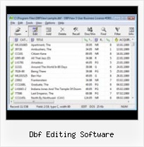 Dbf Xlsx dbf editing software
