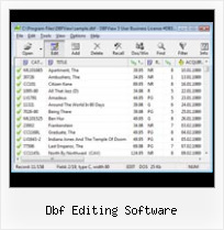 Open Nbf dbf editing software