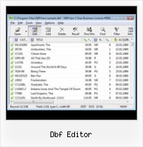 Dbf Fpt Convert dbf editor