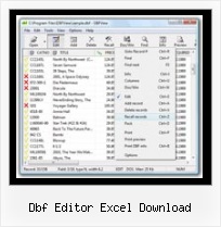 Dbf File Readers dbf editor excel download