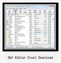 Converting An Excel Table Into Dbf dbf editor excel download