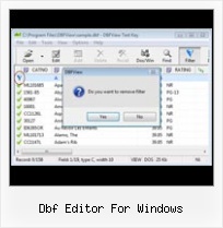 Delete Records Dbf dbf editor for windows