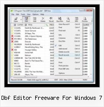 Dbf Read dbf editor freeware for windows 7