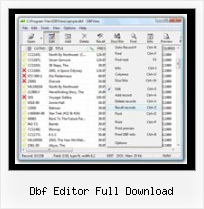 Edit Dbase File dbf editor full download