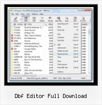 Excel Dbf dbf editor full download