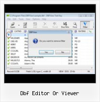 Opendbf dbf editor or viewer
