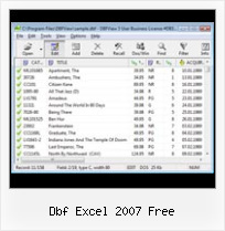 Free Download Dbfview dbf excel 2007 free
