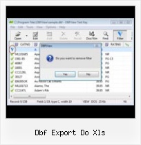 Excel 2007 Dbf dbf export do xls