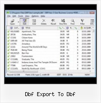 How To Conver Excel To Dbf dbf export to dbf