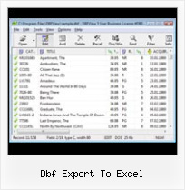 Hot To Open A Dbf File dbf export to excel