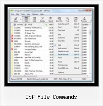 Excel To Dbf 2007 dbf file commands