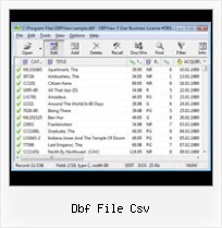 Dbf To Numbers dbf file csv
