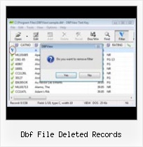 Excel 2007 Dbf Converter dbf file deleted records