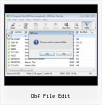 Dbf In Excel 2007 dbf file edit
