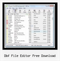 What Program Will Open A Dbf dbf file editor free download