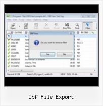 Dbf Converter To Xls dbf file export
