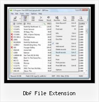 Dbf Command With Lanvage dbf file extension