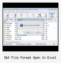 Dbf Navigator Delete Records dbf file format open in excel