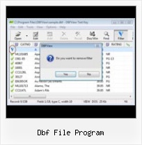 Modify Dbf dbf file program