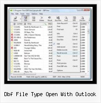 Excel 2007 Dbf Add In dbf file type open with outlook