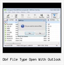 Dbt Reader dbf file type open with outlook