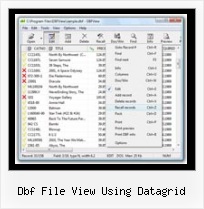 Freeware Convert Excel To Dbf dbf file view using datagrid