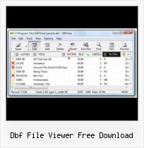 Edit Dbase File dbf file viewer free download