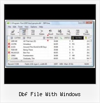 Edit Dbf Files Free dbf file with windows