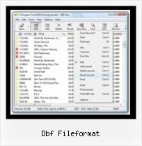 Undelete Dbf Records dbf fileformat