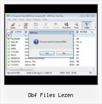 Dbf Header Reader dbf files lezen