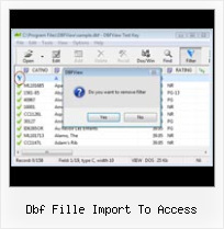 Dbf File Fox dbf fille import to access