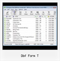 Dbf File Edito dbf form t