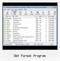 Jdbf Editor dbf format program