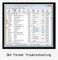 Convet Xls To Dbf dbf format troubleshooting