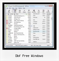 Create Dbf In Excell 2007 dbf free windows