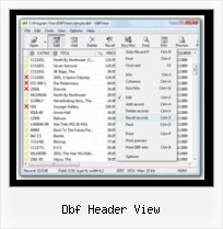 Open Dbf Files dbf header view