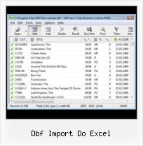 Dbf Search dbf import do excel