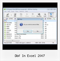 Dbf View File dbf in excel 2007