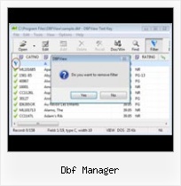 Dbf Files Editor dbf manager
