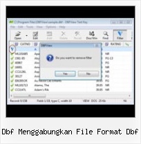 Dbase Foxpro File Viewer Editor dbf menggabungkan file format dbf