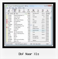 Fox Pro Files Editor dbf naar xls