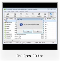 Dbf dbf open office