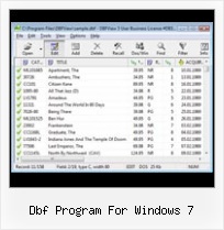 Dbf View Exporta Txt dbf program for windows 7