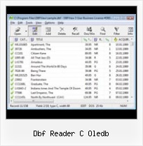 Xlsx File Reader dbf reader c oledb