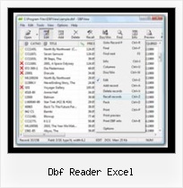 Excel Converter Dbf dbf reader excel