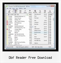 Open Dbf Fotmat dbf reader free download